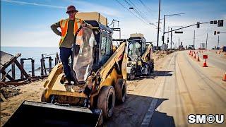 𝗖𝗟𝗘𝗔𝗥𝗜𝗡𝗚 𝗧𝗛𝗘 𝗣𝗔𝗧𝗛: Heavy Equipment Mobilized for Post-Fire Cleanup on Malibu’s PCH