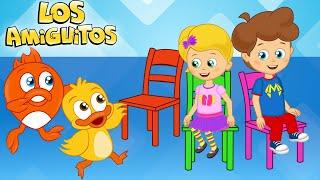 El Juego de Las Sillas Musicales cancion infantil | Los Amiguitos Canciones Infantiles