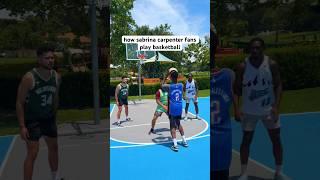 i can’t believe sabrina carpenter can hoop  #basketball #music #funny