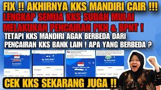 AKHIRNYA KKS MANDIRI CAIR !! FIX 4 BANK PENYALUR SUDAH MULAI MENCAIRKAN PKH & BPNT TAHAP 1 ! CEK !!