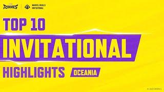 TOP 10 HIGHLIGHTS FROM OCEANIA | MARVEL RIVALS INVITATIONAL 2025 | Marvel Rivals