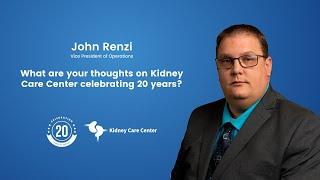 John Renzi | KCC 20 Years of Service