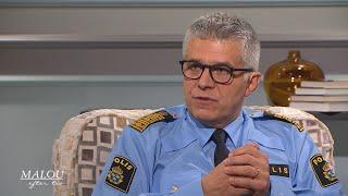 Rikspolischef Anders Thornberg: ”Det var fruktansvärt" - Malou Efter tio (TV4)