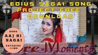 edius cinematic song project free download 2023 || Aaj Hi Sagai  || By- Umesh M Support