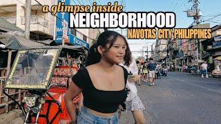 Life inside the Neighborhood-Navotas City Philippines [4k] walking tour