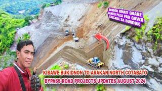 Kibawe Bukidnon to Arakan North Cotabato Bypass Road Ongoing Construction,  August 2024, Updates