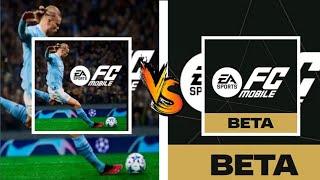 EA FC MOBILE BETA VS FC MOBILE 24 COMPARISON | GAMEPLAY, GRAPHICS, ANIMATION