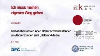 Lea Schütze - Ich muss meinen eigenen Weg gehen! Selbst-Thematisierungen älterer schwuler Männer