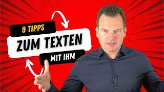 9 unwiderstehliche Tipps zum Texten mit Männern