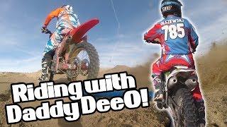 Riding with Daddy DeeO at a Private Track! | Daniel Olszewski MotoVlog