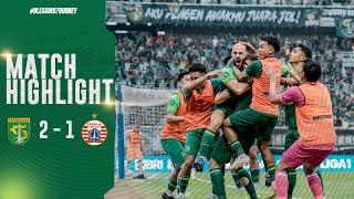 MATCH HIGHLIGHT | PERSEBAYA 2 - 1 PERSIJA