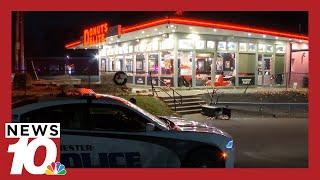 Car smashes into Donuts Delite in Rochester, one arrested