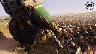 Mauryan Empire vs Greco-Bactrian Kingdom - Epic Cinematic Total War Battle
