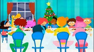 Spanish Christmas and New Year's music video for kids.  Vídeo musical de Navidad y Año Nuevo.