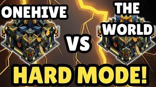 OneHive vs The World | Hard Mode Wars | Clash of Clans