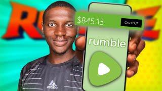 NEW Way To Earn Money On RUMBLE Re-Posting Articles - I Made $845 Easy!