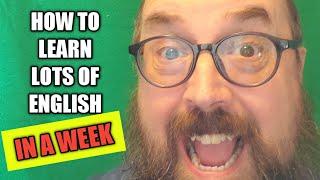 How to Learn Lots of English in a Week : Time Management Tips