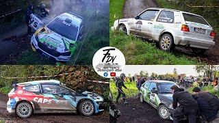 Rally 6 uren van Kortrijk 2024 CRASHES & MANY MISTAKES ! CRAZY SHOW ! [HD]