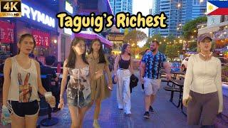 Forbes Town Center, Taguig City, Metro Manila | Walking Tour | 4K