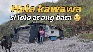 HALA KAWAWA NAMAN KALAGAYAN NILA SI LOLO NAG AALAGA SA APO AT ANG ANAK NAGTATRABAHO PARA MAY PAGKAIN