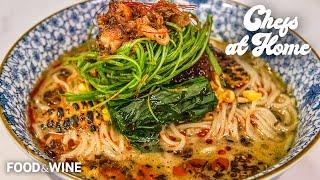 Josh Reisner's Chicken Adobo-Inspired Ramen Recipe | Chefs at Home | Food & Wine