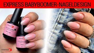 Express Babyboomer-Nageldesign mit ColorBase2Go Gel ⏱️ trendnails international