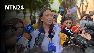 "Lo que está la viendo es el acto cívico más importante en Venezuela": María Corina Machado