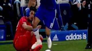 Diego Costa Dirty Stamp on Emre Can's ankle Chelsea vs Liverpool 1-0 HD