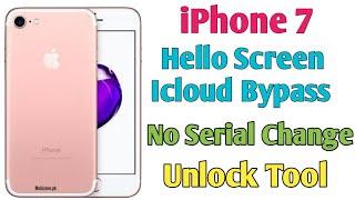 iPhone 7 No Serial Change Hello Screen Icloud Bypass Unlock Tool