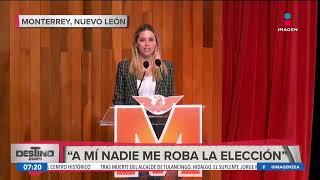 "A mí nadie me roba la elección": Mariana Rodríguez | Noticias con Francisco Zea