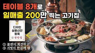 서빙이 한큐에 되는 고기집 쟁반집8292 (15s)