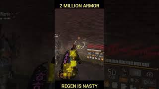 BEST 2.0 MILLION ARMOR REGEN BUILD IN DIVISION 2 #shorts #division2 #pvp