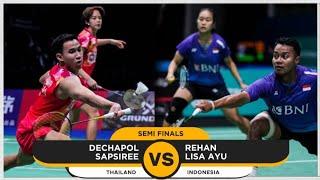 Dechapol Puavaranukroh/Sapsiree Taerattanachai vs Rehan/Lisa | SF Thailand Masters 2024 Badminton
