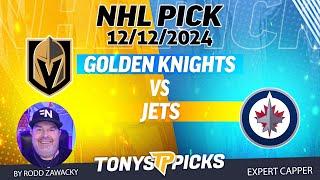 Vegas Golden Knights vs Winnipeg Jets 12/12/24 NHL Prediction for Bet