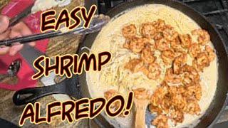 Shrimp Alfredo - My Way in Under 30 Minutes - SDSBBQ