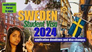 Hurry Up! Sweden Student Visa 2024  Malayalam || Ahalditha