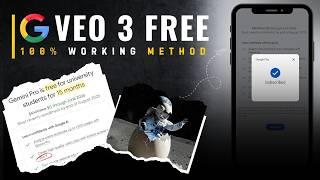 How to Use Google Veo 3 for 15 MONTHS FREE!  Veo 3 Google Tutorial (Student Promo)