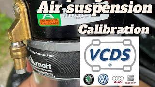 How to calibrate air suspension (using  VCDS) - AUDI A6