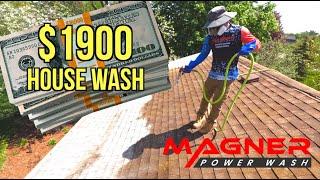 $1900 pressure washing job - full wash