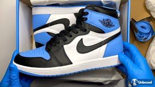 [ASMR] Nike Air Jordan 1 High ‘UNC Toe’ Unboxing | No Talking