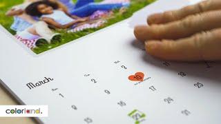 Fotocalendario A4 | Personalizzazione del fotocalendario | Colorland