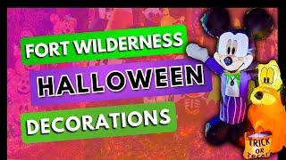 HALLOWEEN DECORATIONS at Disney's Fort Wilderness Campground 2024