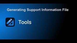 Topcon Tools V9 – Generating Support Info