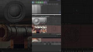 Cannon Model Speed Build  #cinema4d  #gamedev  #unrealengine