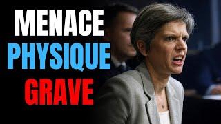 Sandrine Rousseau CRAQUE et veut en venir aux mains avec un député RN !