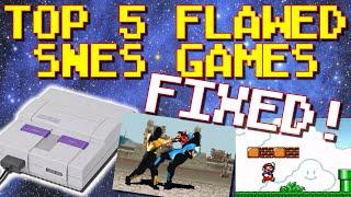 TOP 5 FLAWED SNES Games Fixed by Hacks!