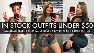 IN STOCK GYMSHARK OUTFITS UNDER $50 | Gymshark Black Friday Sale