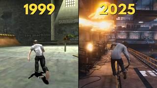 Tony Hawk’s Games Evolution (1999-2025)