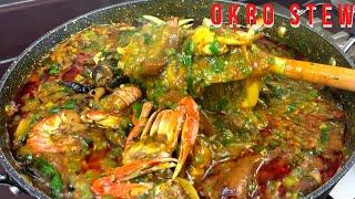 GHANAIAN OKRO STEW RECIPE | PARTY PLEASING OKRO STEW | Debzie's Delight