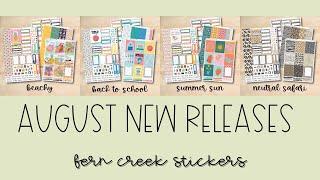 August Kit Release | Fern Creek Stickers